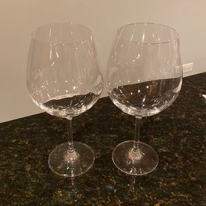 Set of two Stolzle red wine glasses
